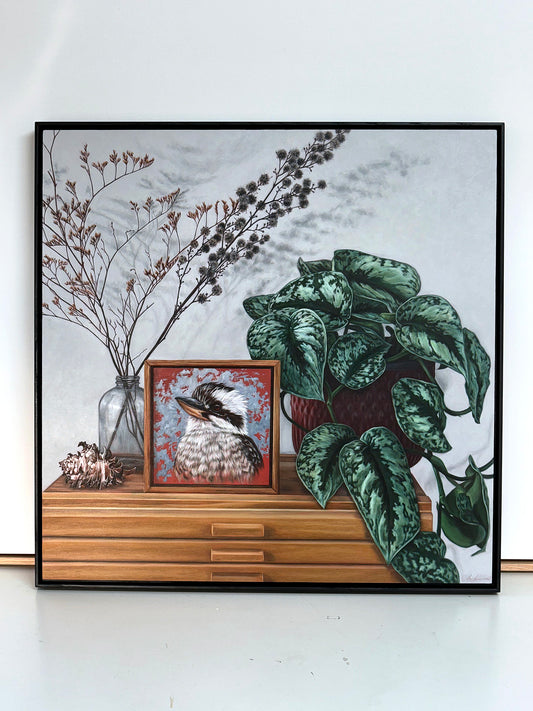 "Studio Scene" - 24 x 24"