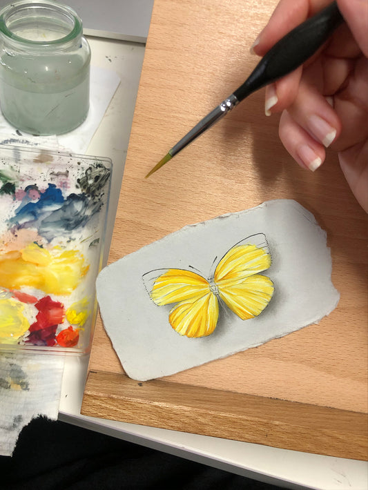 How to: Paint a Butterfly in Gouache