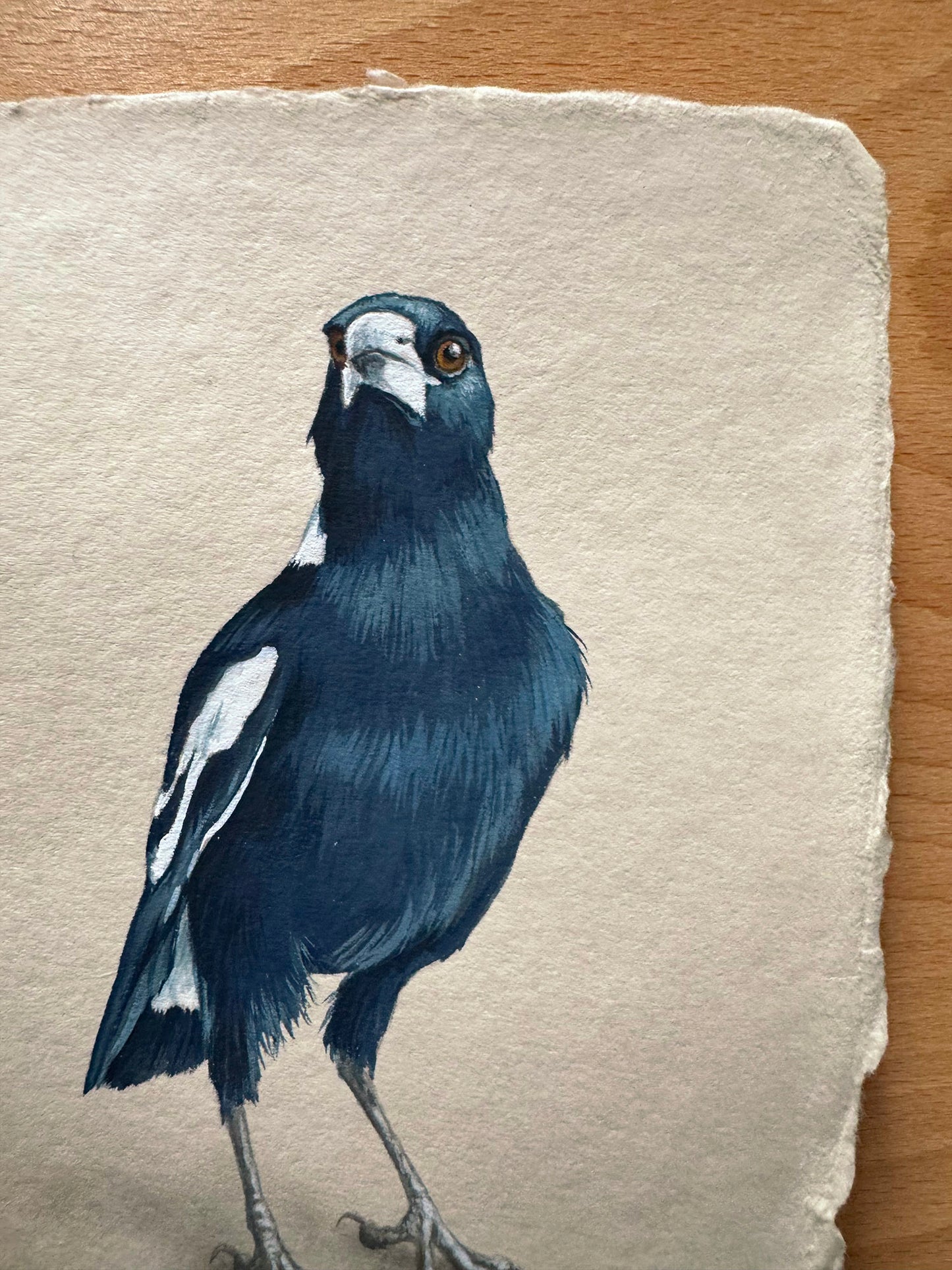 Magpie #3 - 4.5 x 6.25"