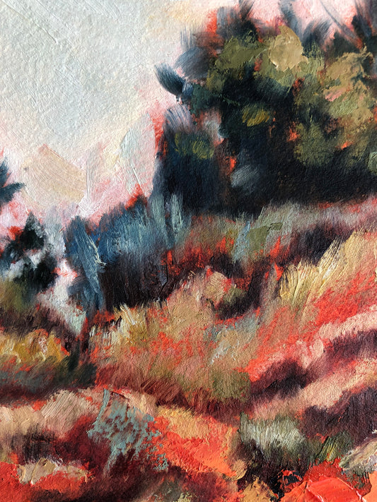 "Mountainside" - 6 x 6"