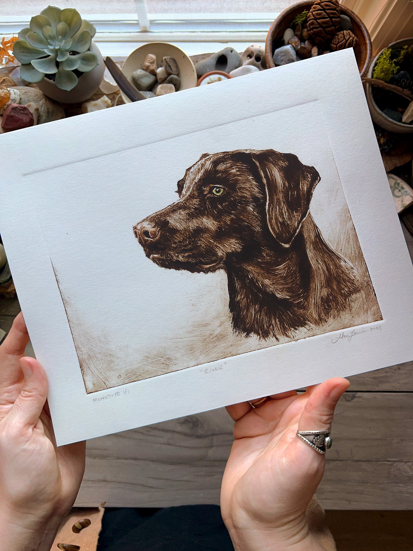 *Custom* Pet Portrait Monotype