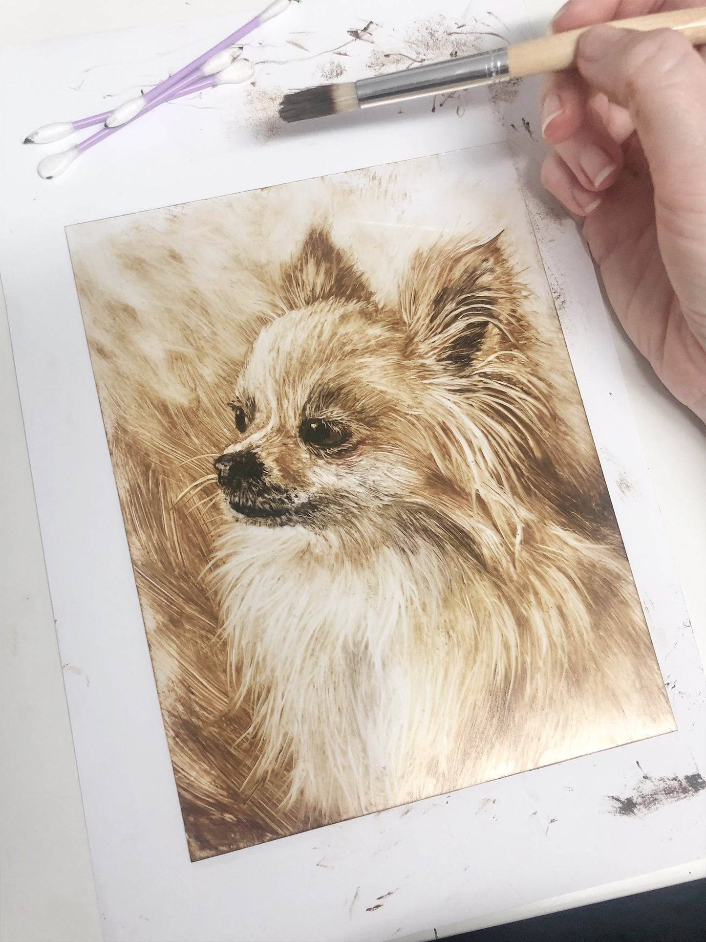 *Custom* Pet Portrait Monotype