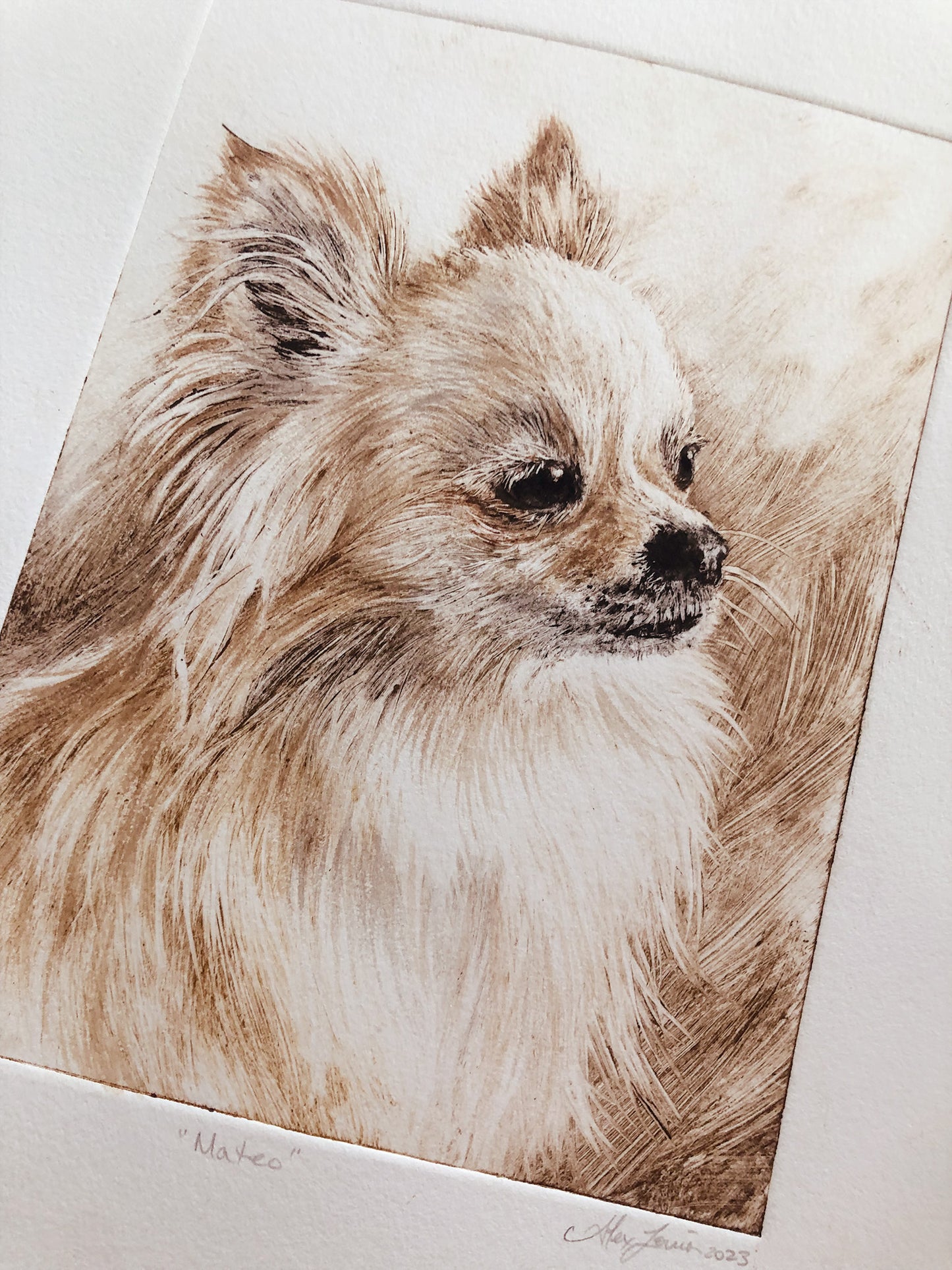 *Custom* Pet Portrait Monotype