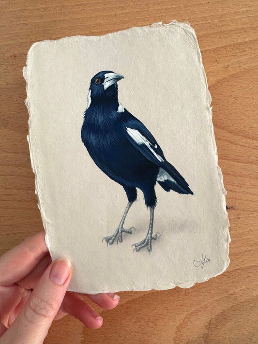 Magpie #5 - 4.5 x 6.5"