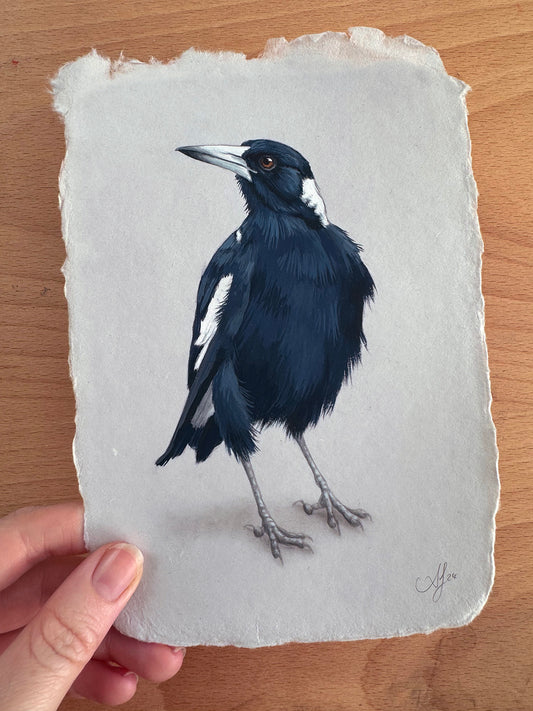 Magpie #6 - 4.75 x 7"