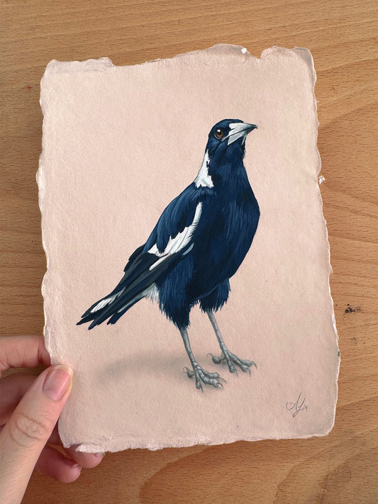 Magpie #7- 5 x 7"