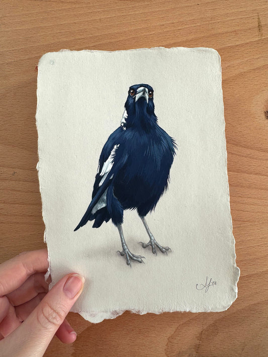 Magpie #9 - 4.75 x 6.75"