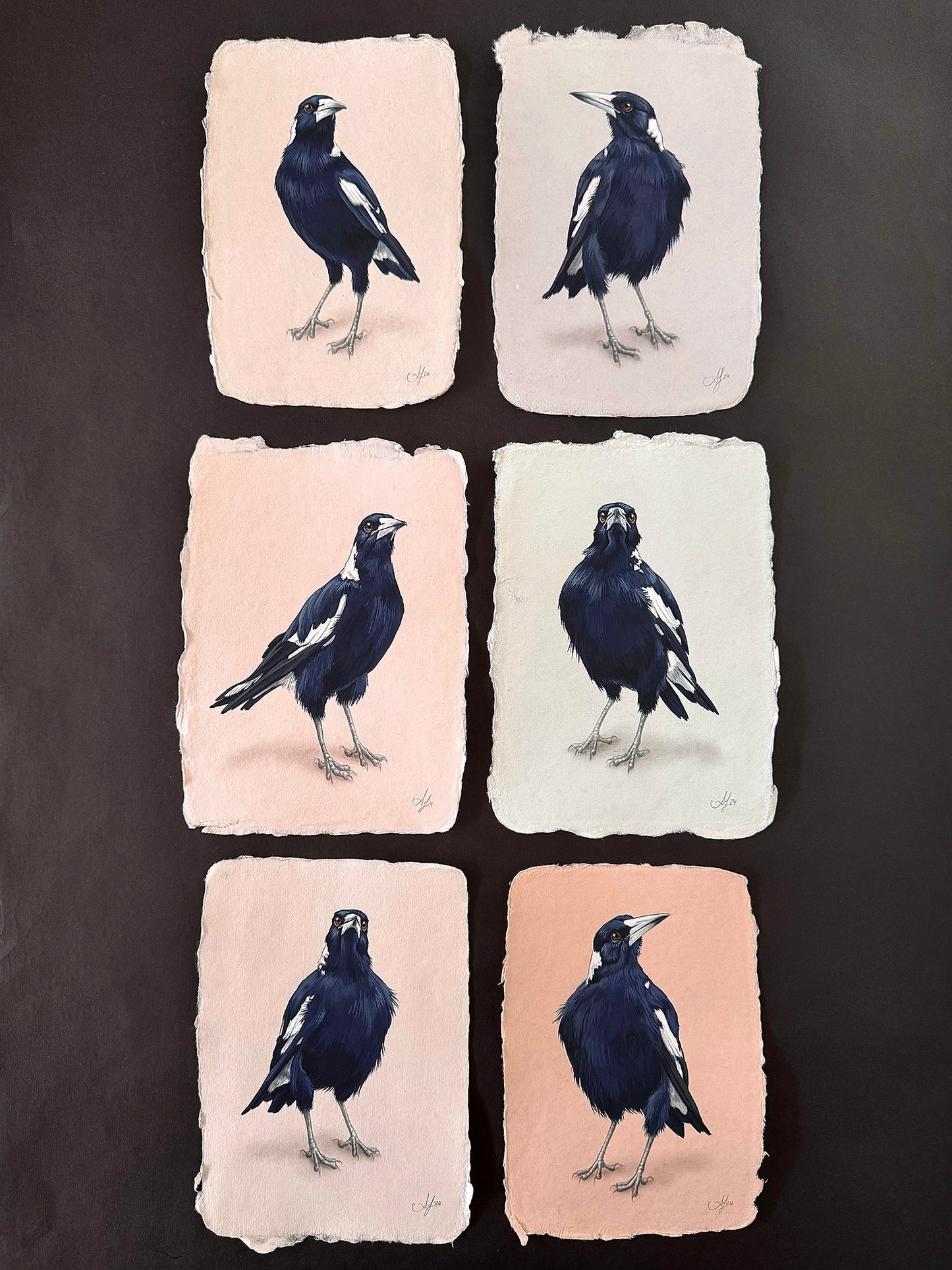 Magpie #5 - 4.5 x 6.5"