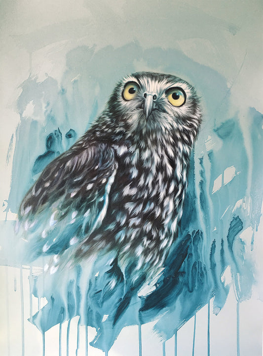 Barking Owl - 18.5 x 30"